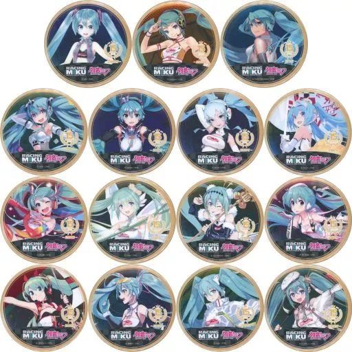 中古】バッジ・ピンズ 全15種セット 「初音ミク GTプロジェクト 15周年