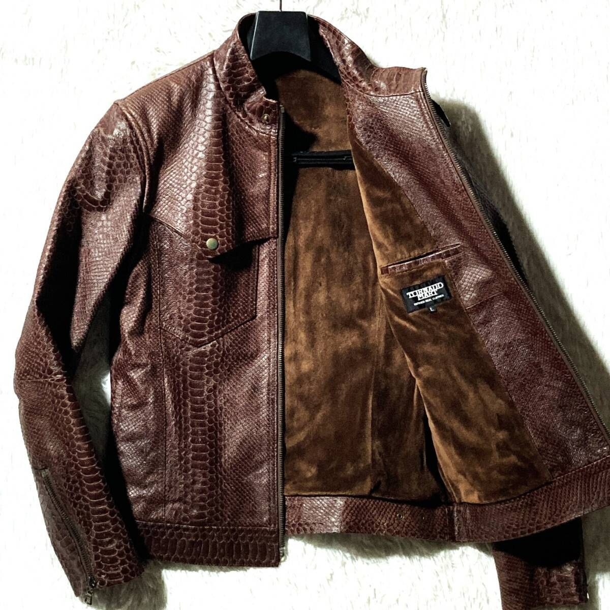 TORNADO MART レザー ライダースジャケット M TORNADO ⁄ MART 