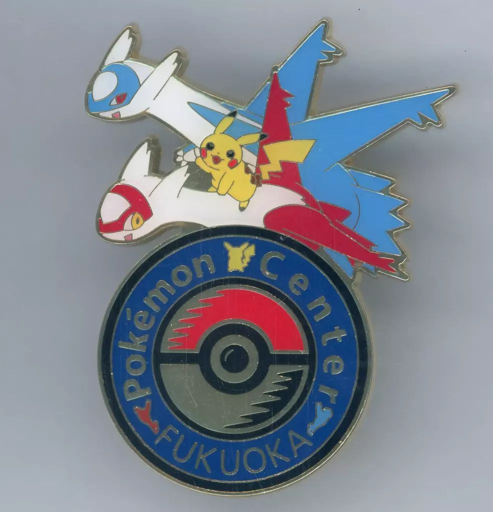 中古】バッジ・ピンズ ピカチュウ＆ラティオス＆ラティアス ロゴピンズ