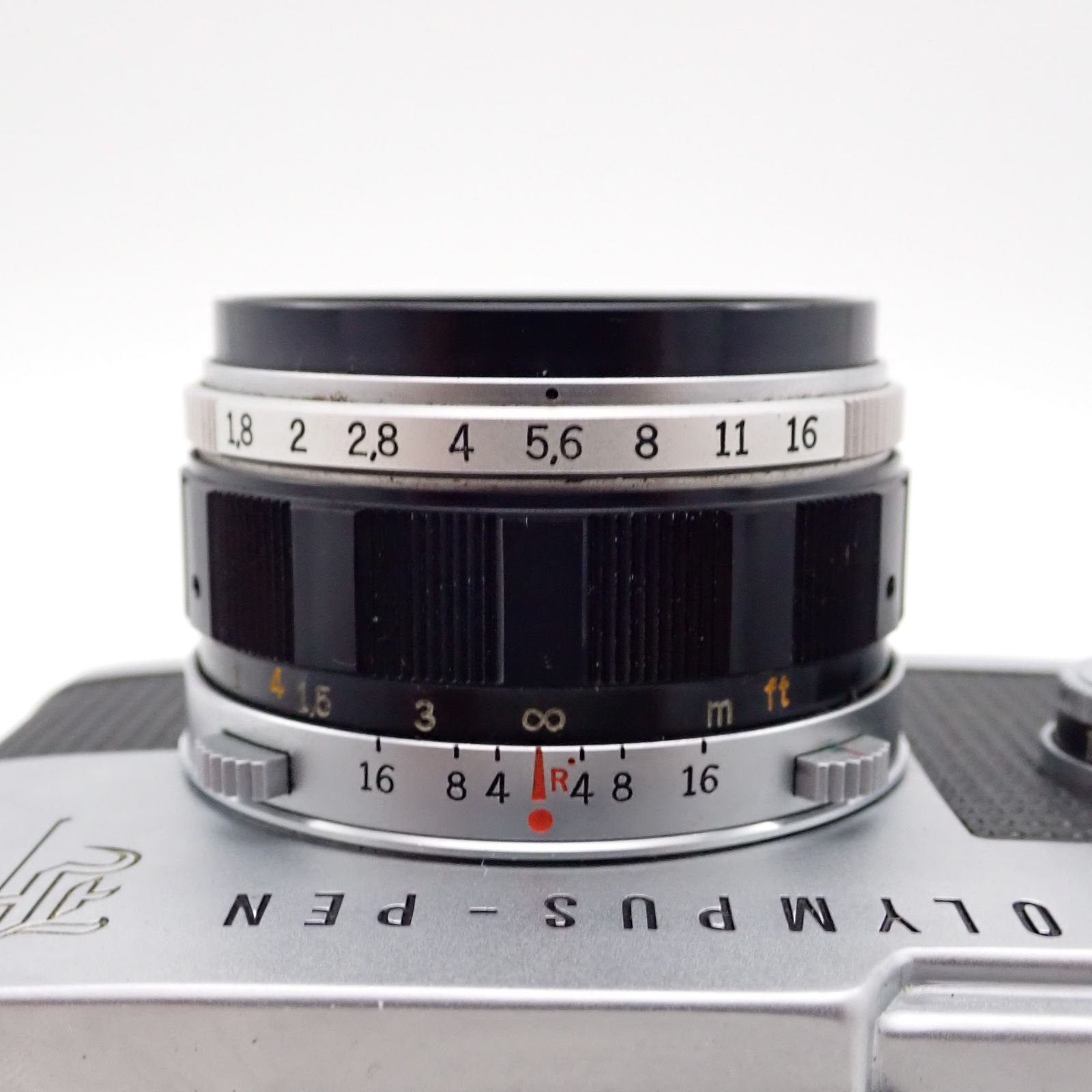 美品- OLYMPUS Pen F 一眼レフフィルムカメラ ハーフフレイム 173760 F