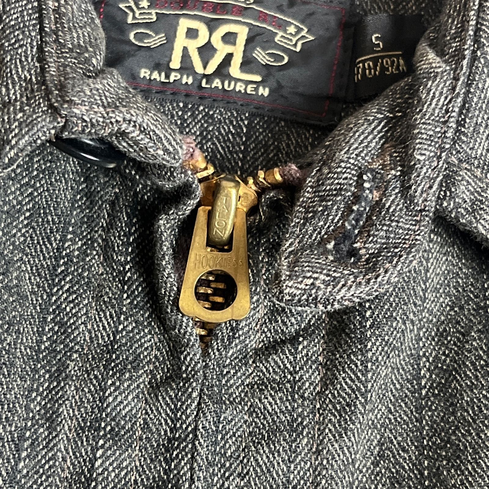 極美品】RRL LELAND STRIPE JACKET M ダブルアールエル 極美品】RRL LELAND STRIPE JACKET M ダブルアールエル