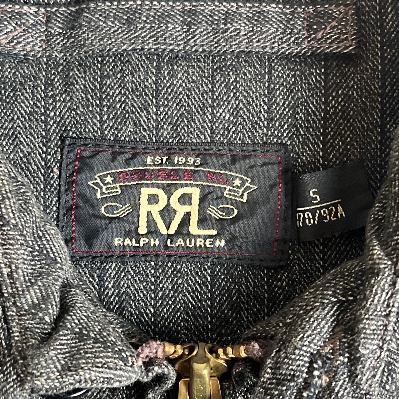 極美品】RRL LELAND STRIPE JACKET M ダブルアールエル 極美品】RRL LELAND STRIPE JACKET M ダブルアールエル