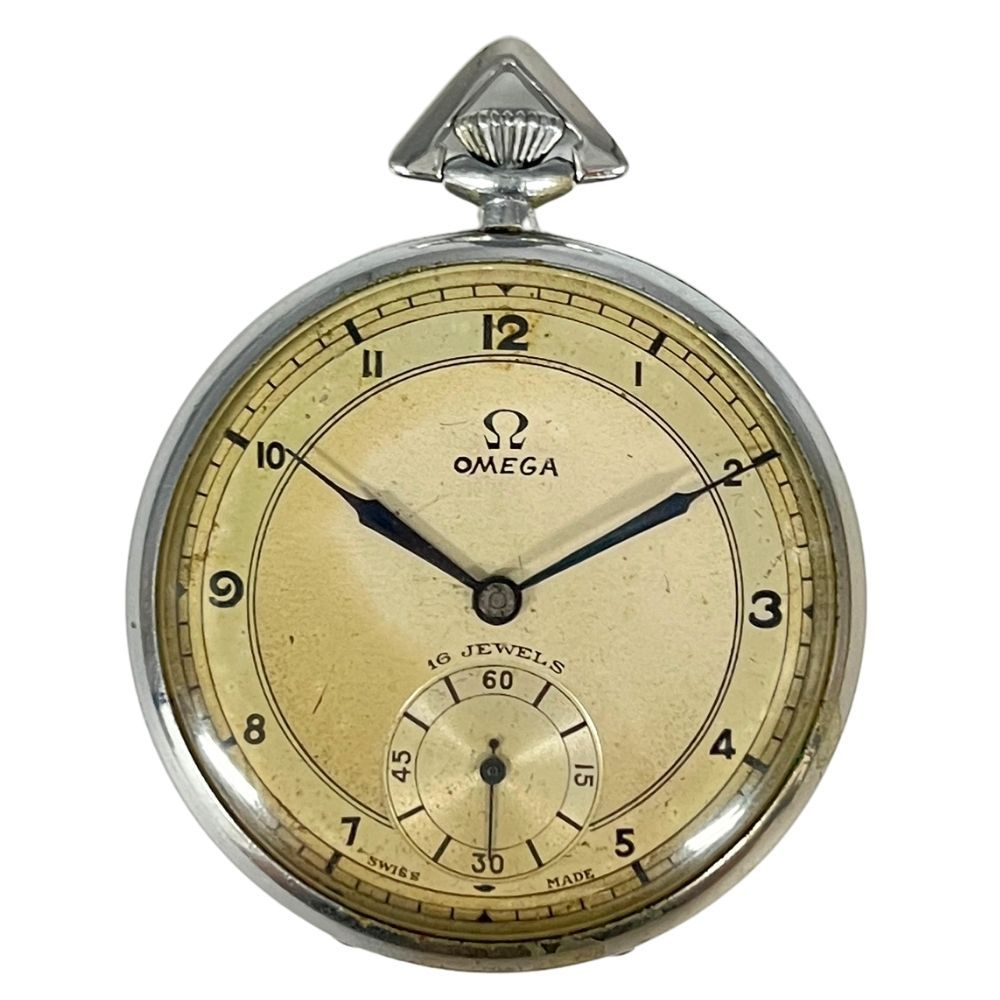 OMEGA オメガ 懐中時計 スモールセコンド 16石 手巻き 正規品 / C1022 