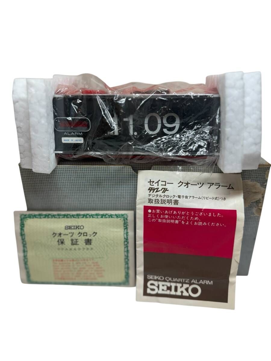 稼働 SEIKO（セイコー）製 昭和レトロ 置き時計 パタパタ時計 QN401T