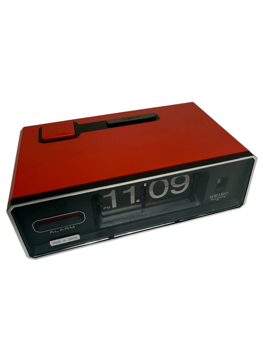 稼働 SEIKO（セイコー）製 昭和レトロ 置き時計 パタパタ時計 QN401T