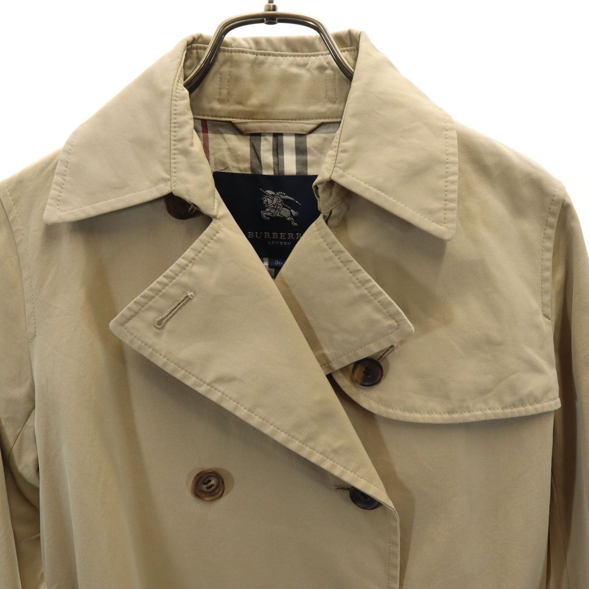 BURBERRY LONDON バーバリーロンドン ショート トレンチコート 36