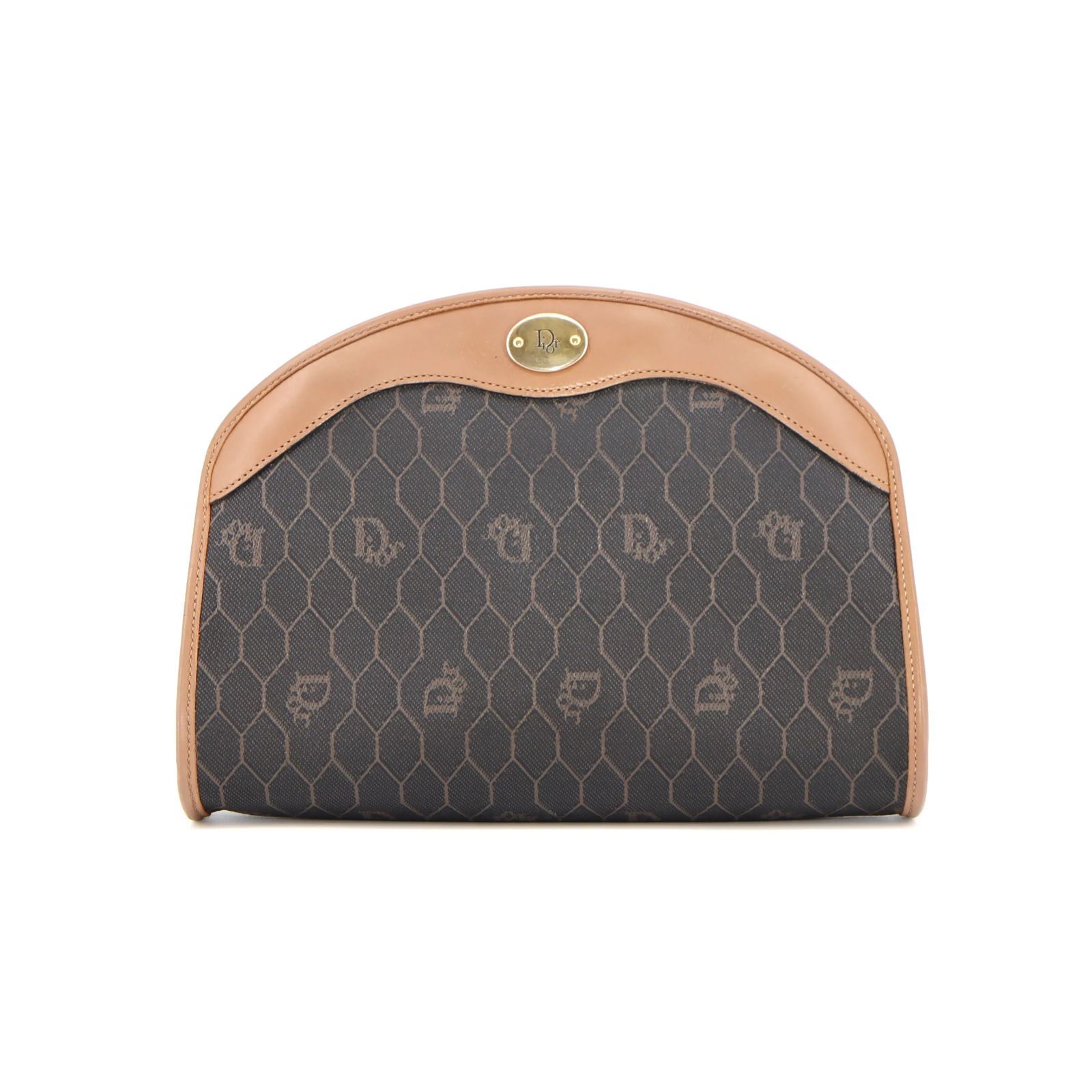 中古】美品 Dior ディオール ヴィンテージ 斜め掛け チェーンバッグ 
