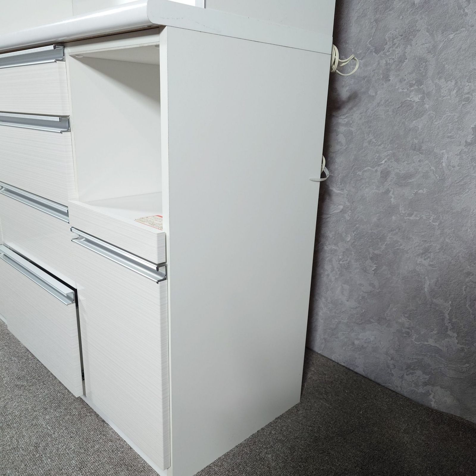 古賀家具 カプリス 食器棚 キッチンボード 120㎝幅 - メルカリ