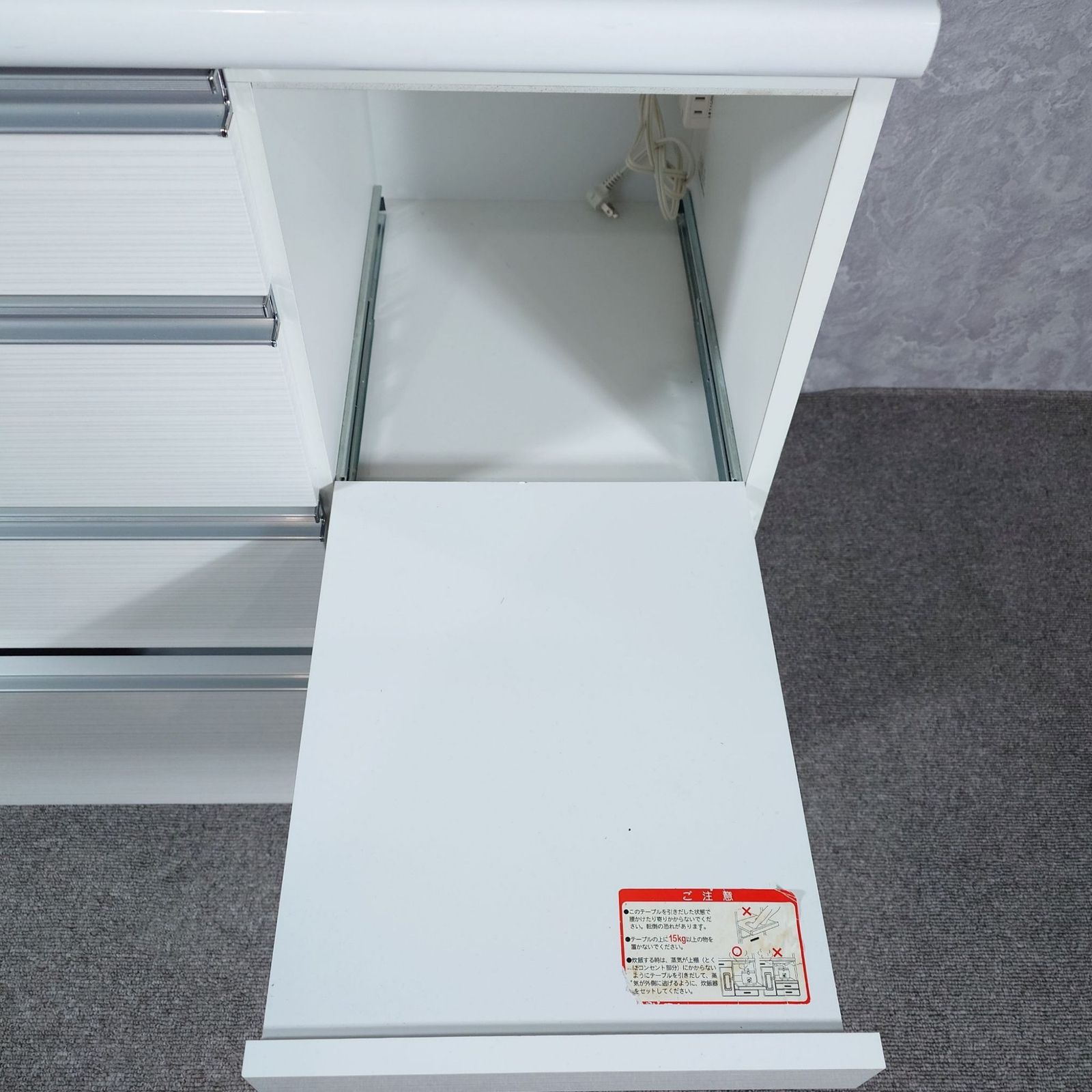古賀家具 カプリス 食器棚 キッチンボード 120㎝幅 - メルカリ