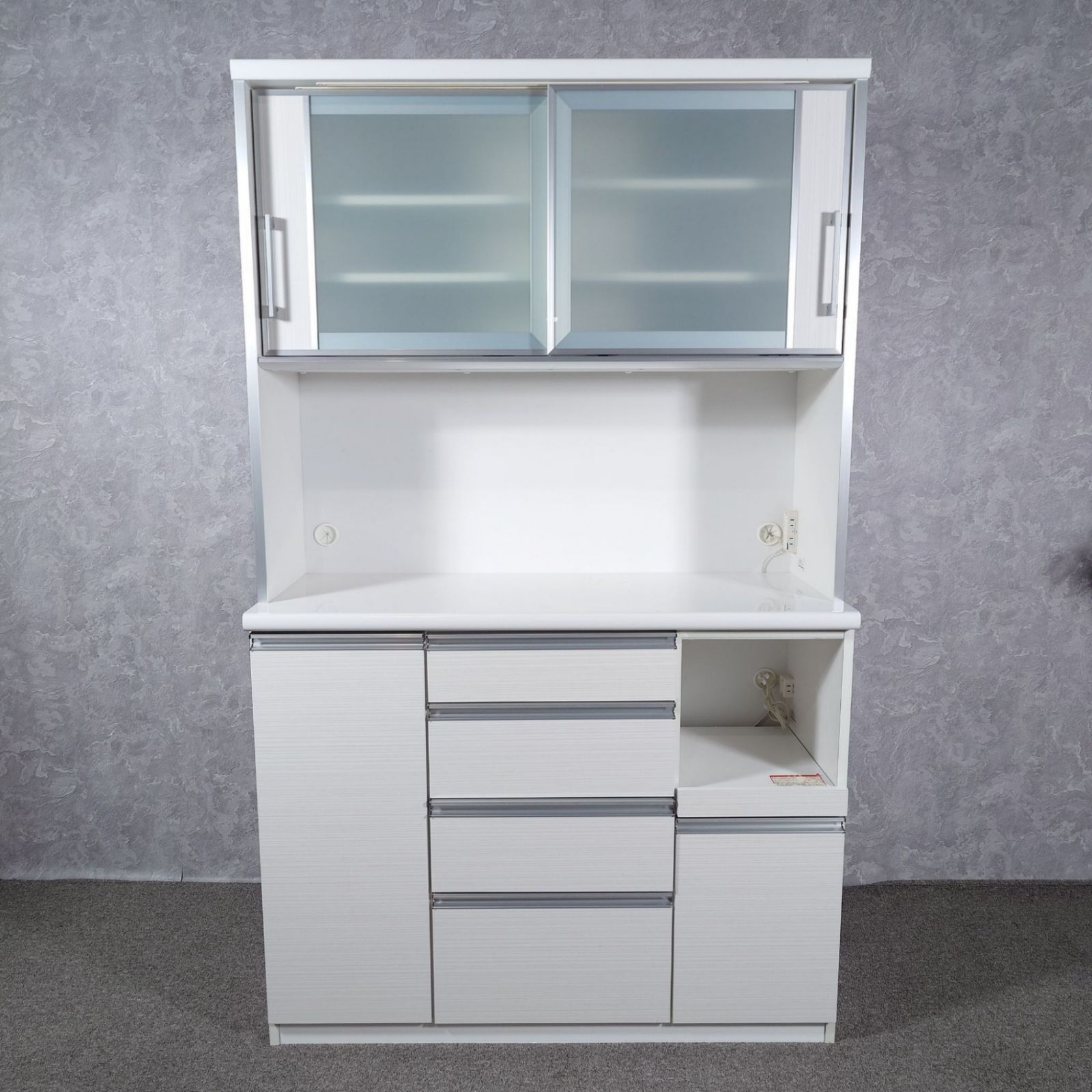古賀家具 カプリス 食器棚 キッチンボード 120㎝幅 - メルカリ 古賀家具 カプリス 食器棚 キッチンボード 120㎝幅 - メルカリ