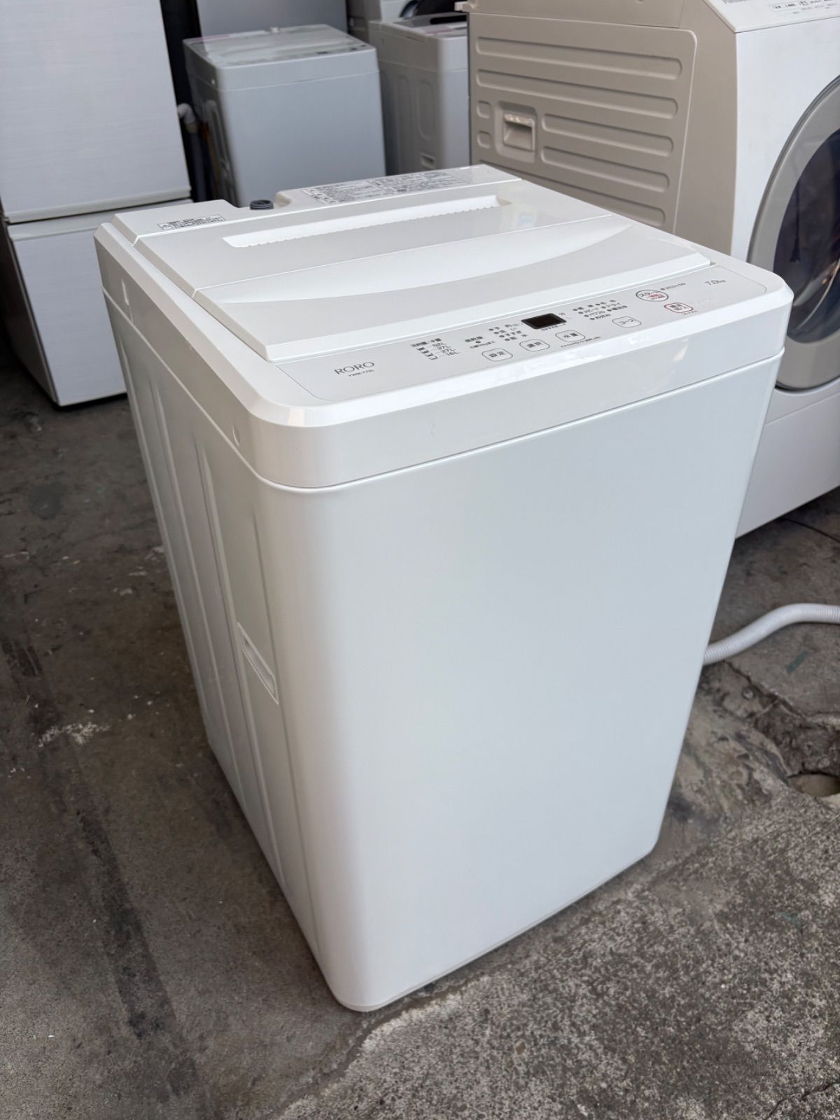 全自動洗濯機 7kg YWMT-70L RORO 半年使用 全自動洗濯機 7kg YWMT-70L