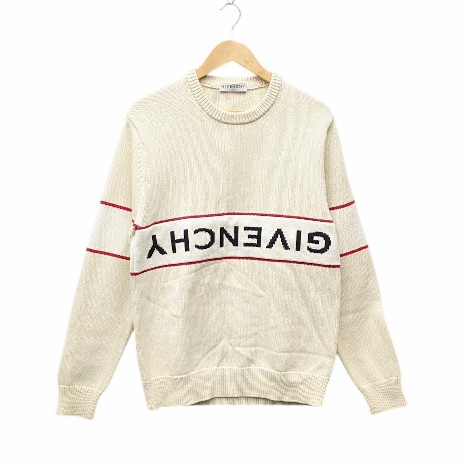 GIVENCHY REVERSE SWEATER ジバンシィ リバースロゴクルーネック 