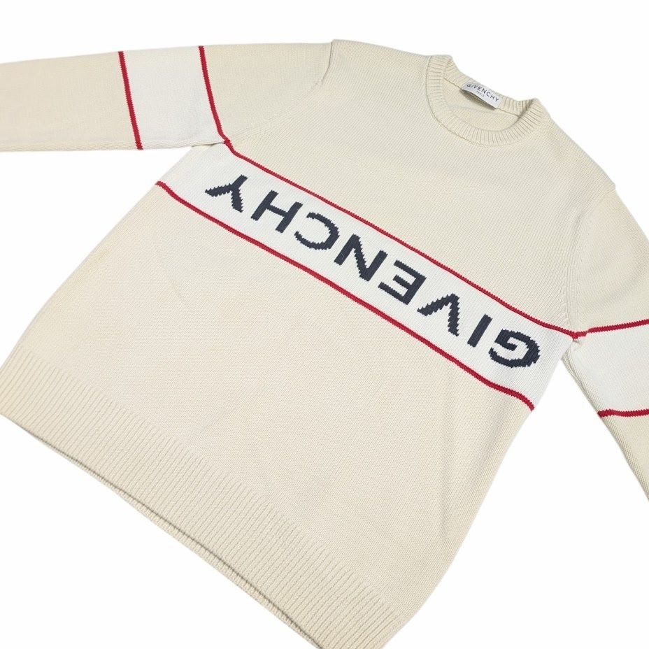 GIVENCHY REVERSE SWEATER ジバンシィ リバースロゴクルーネック 