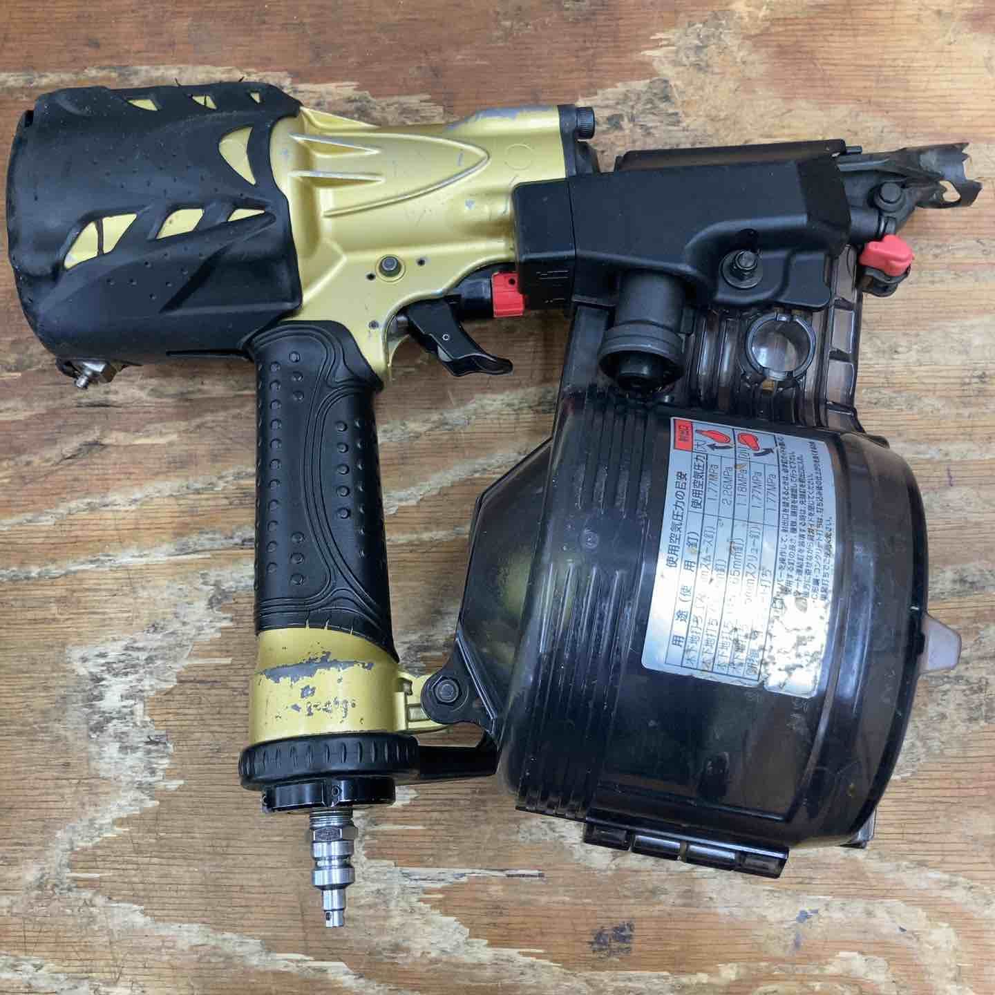 中古品】☆ハイコーキ(HIKOKI ※旧:日立工機) 高圧 エア釘打ち機 