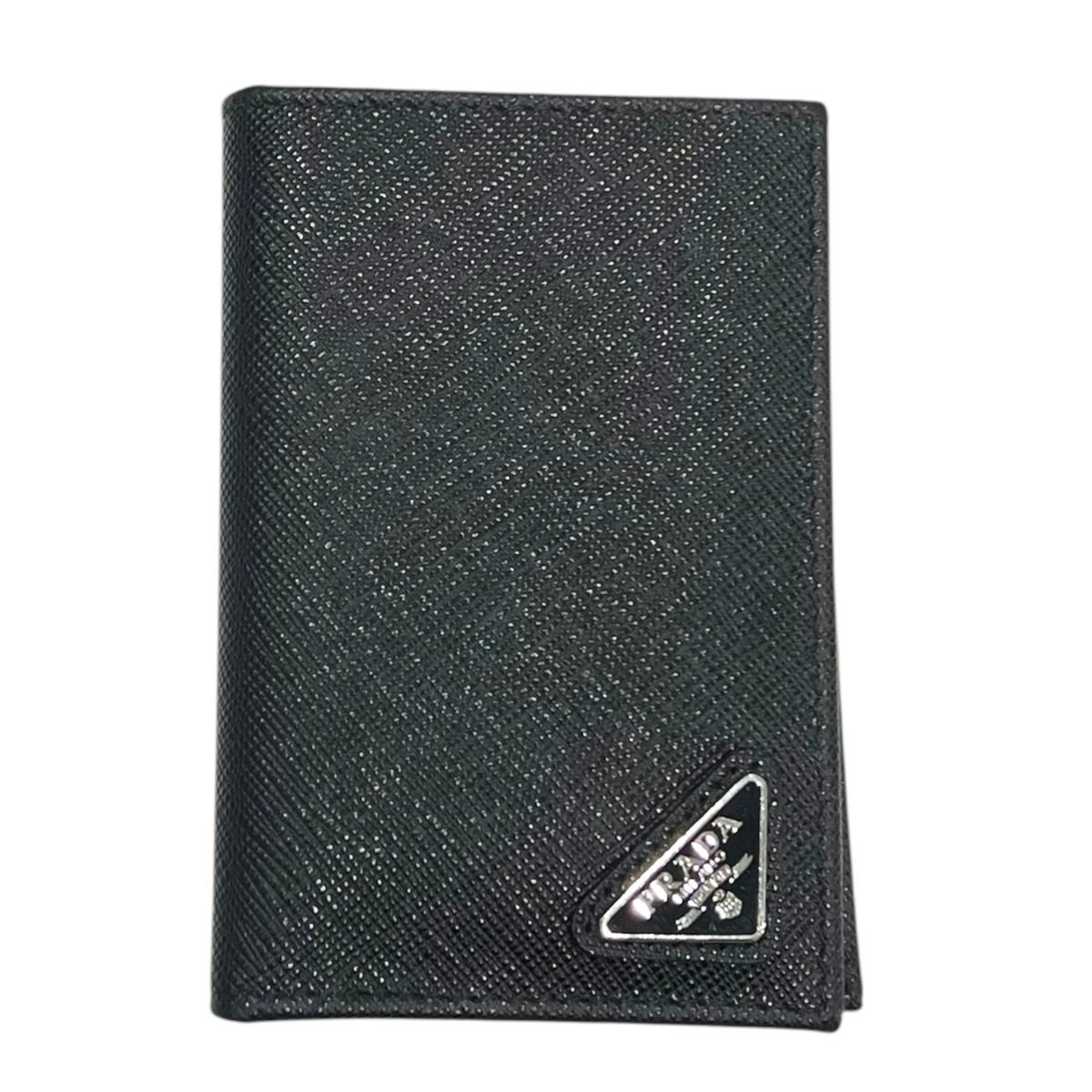  PRADA プラダ サフィアーノ カードケース カードホルダー 名刺入れ トライアングルロゴ ブラック 26006152 SA