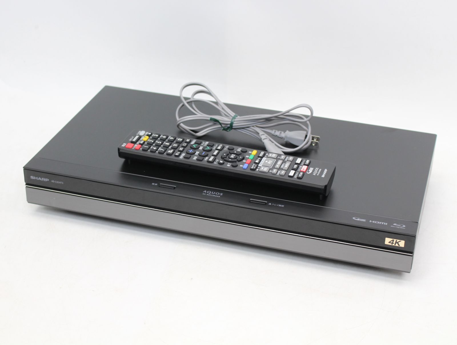 441)SHARP 4Kレコーダー 4B-C20AT3 ブルーレイ BD 2018年製 - メルカリ
