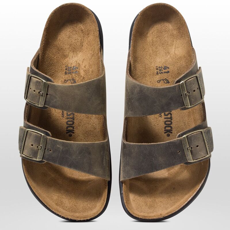 ビルケンシュトック メンズ シューズ サンダル Birkenstock Arizona CT Sandal Mens Khaki Oiled Leather カーキ