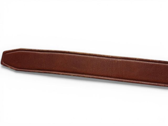 AT LAST&CO INITIAL LEATHER BELT BROWN サイズ30 アットラスト