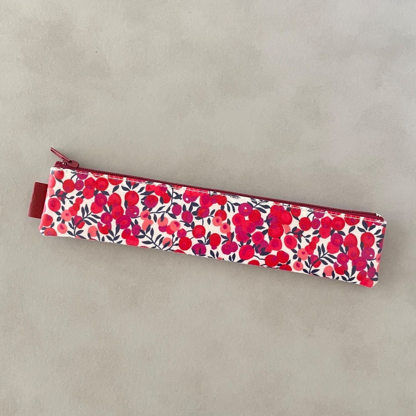 sale・リバティラミネート中身が見えるペンケース〈ウィルトシャー