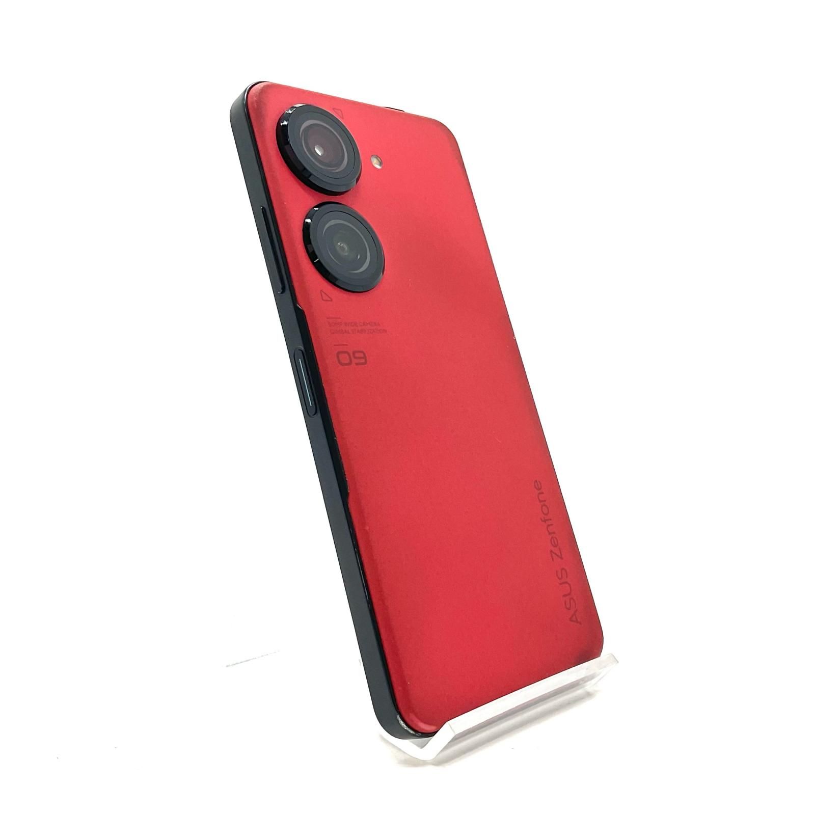 全額返金保証】【最速発送】ASUS Zenfone9 128GB サンセットレッド SIM