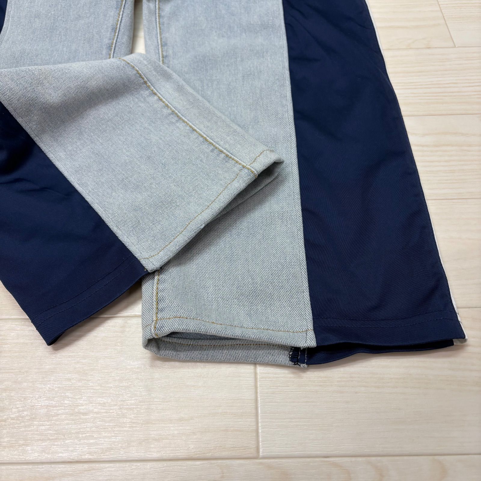レディース mi⇝︎✩︎⡱様 オーダー NIKEトラックパンツドッキングデニム
