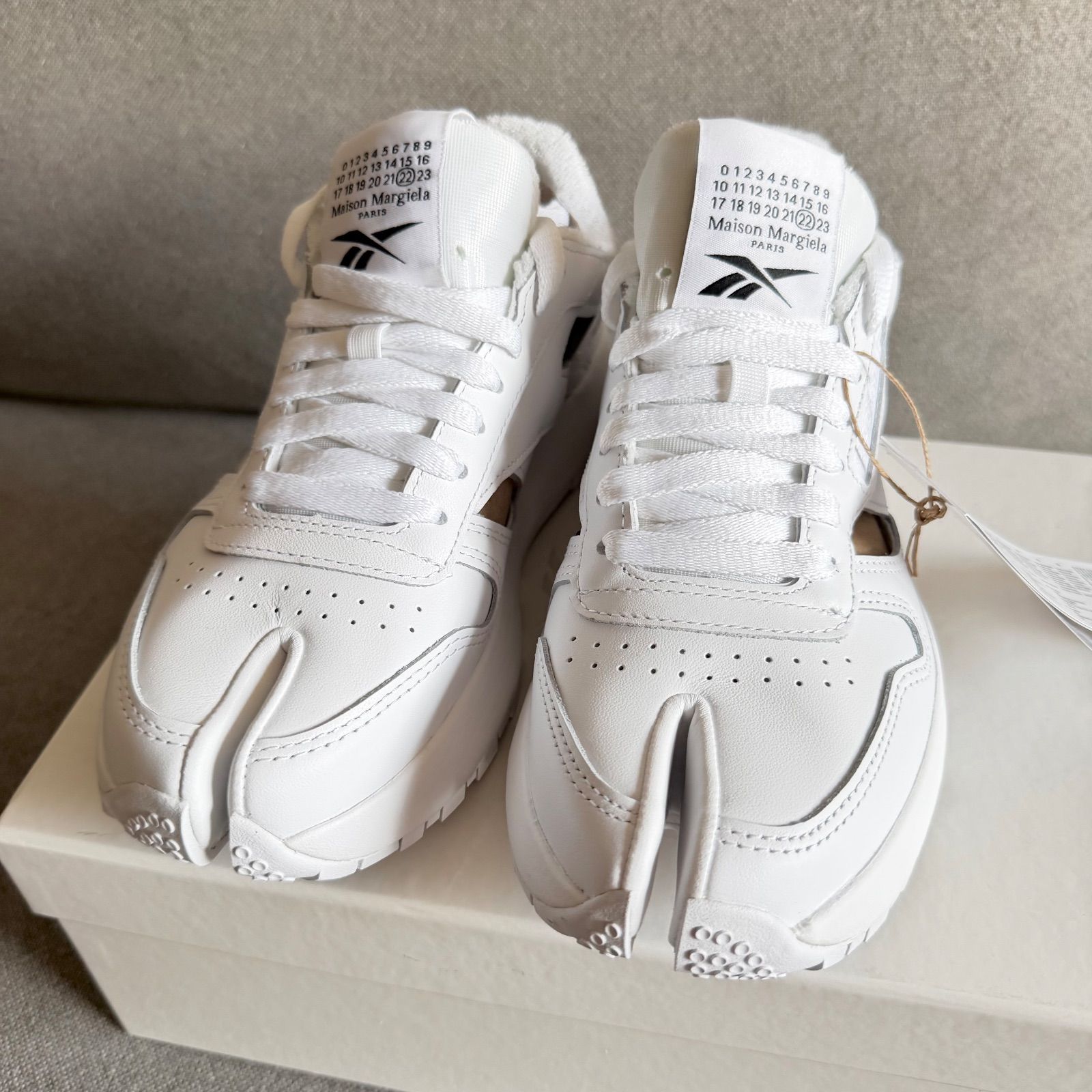 新品未使用】マルジェラ×リーボック ホワイト クラシックレザー24cm