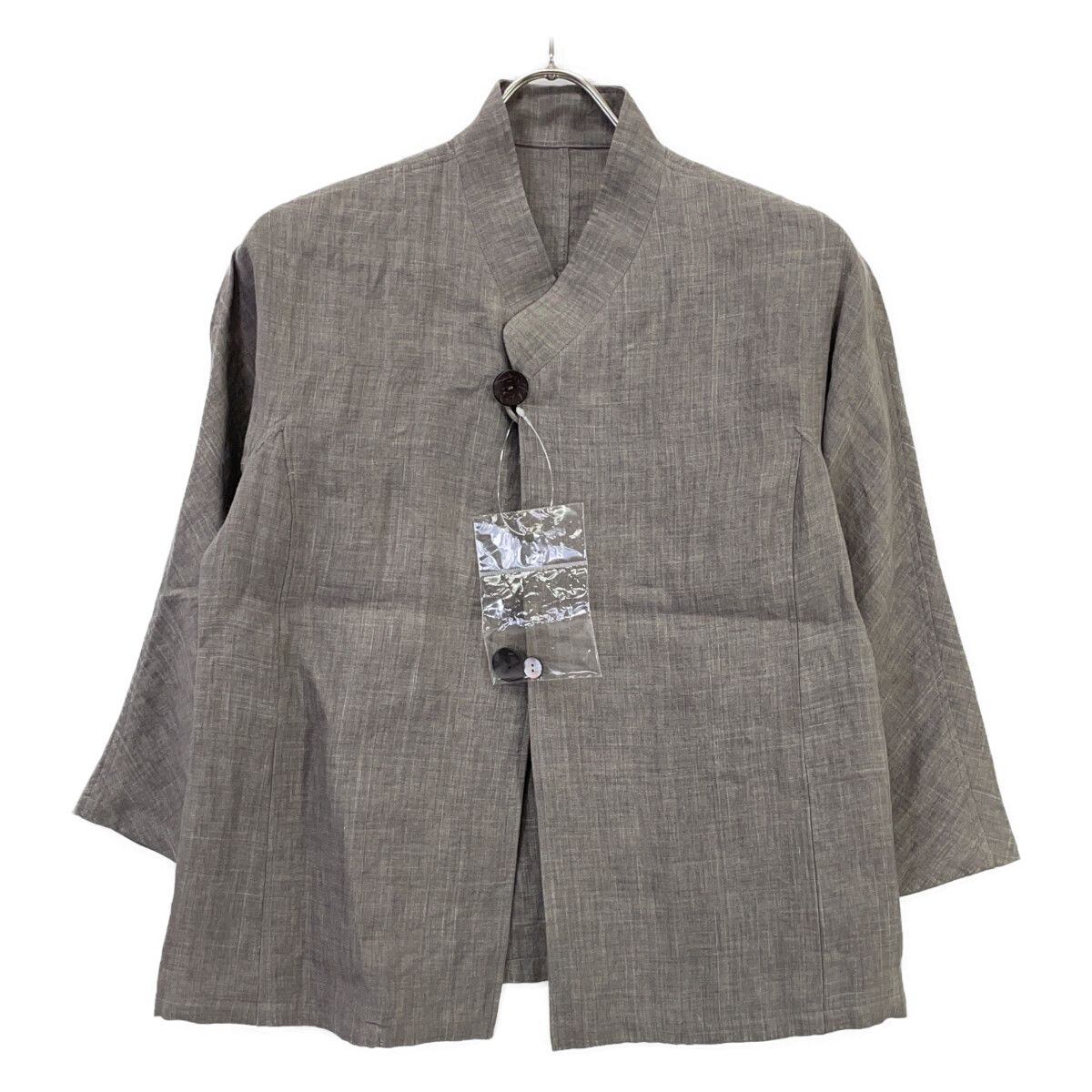 JURGEN LEHL ヨーガンレール ｸﾞﾚｰ ﾘﾈﾝ ｽﾀﾝﾄﾞｶﾗｰ ｼﾞｬｹｯﾄ - メルカリ