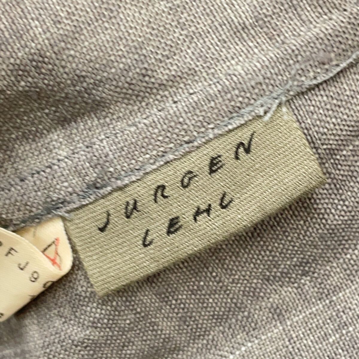 JURGEN LEHL ヨーガンレール ｸﾞﾚｰ ﾘﾈﾝ ｽﾀﾝﾄﾞｶﾗｰ ｼﾞｬｹｯﾄ - メルカリ