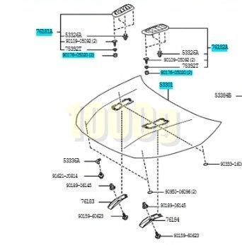 トヨタ純正新品】TOYOTA 未使用品 ☆超希少品☆ GRカローラ ボンネット