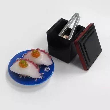 中古】食玩 トレーディングフィギュア 10.生たこ＆ガリ入れ 「ぷち