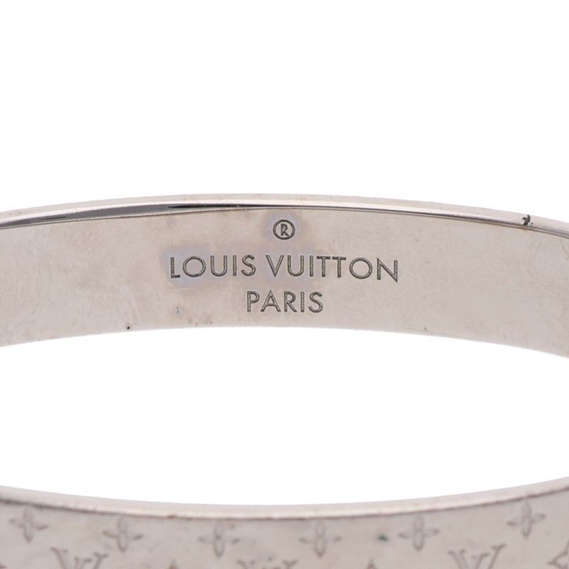 ルイヴィトン M00249 カフ ナノグラムバングル レディース S - メルカリ