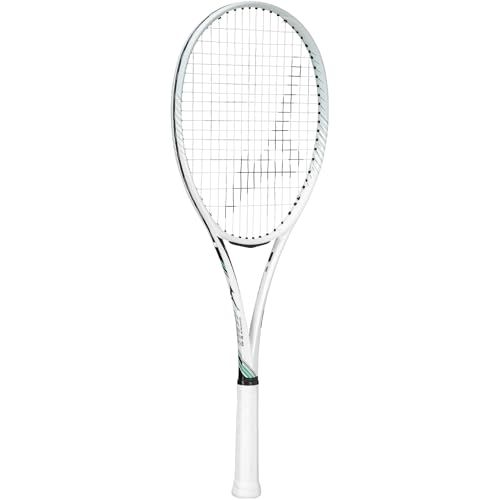 新品 MIZUNO(ミズノ) テニス ラケット ディーフォース S-10 (ソフトテニス用) ユニセックス ホワイト/ジェードグリーン 0X 63JTN544
