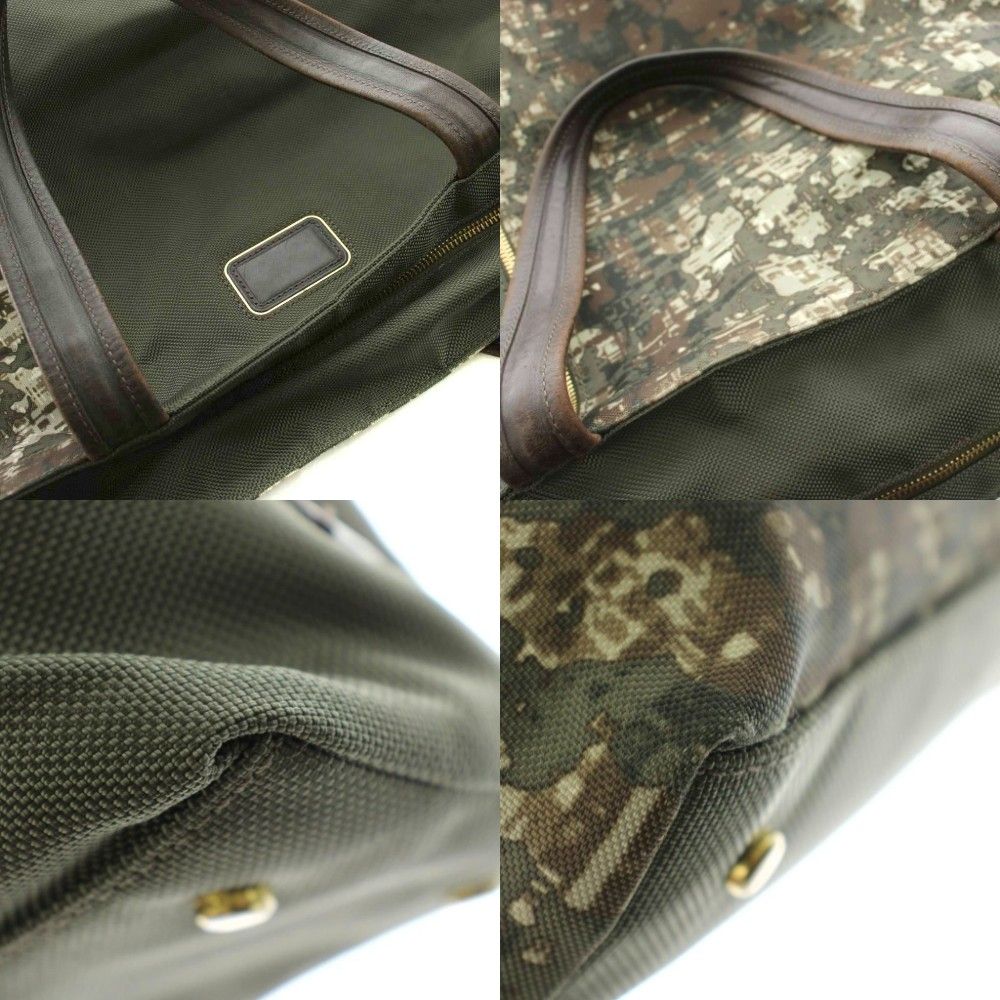 トゥミ TUMI 30周年アニバーサリー トートバッグ 総柄 切替 ネームタグ