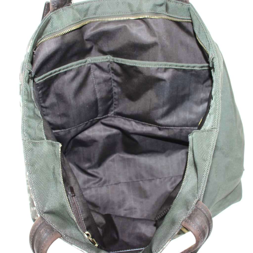 トゥミ TUMI 30周年アニバーサリー トートバッグ 総柄 切替 ネームタグ