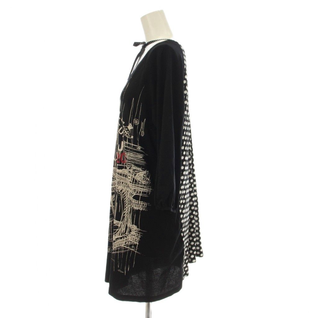 トクコプルミエヴォル TOKUKO 1er VOL カットソー 七分袖 プリント