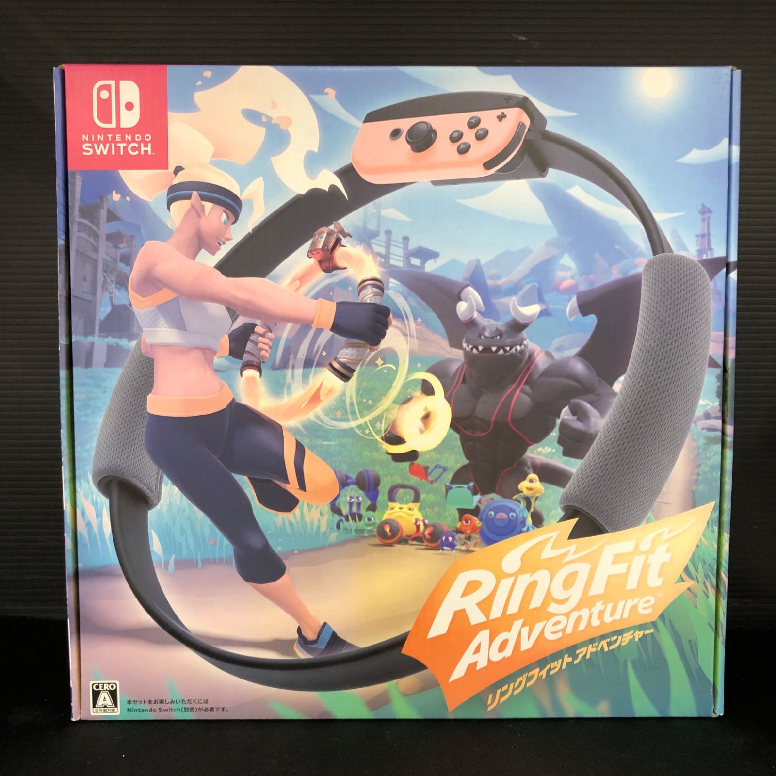 新品 Switch リングフィットアドベンチャー RingFit Adventure 箱キズ