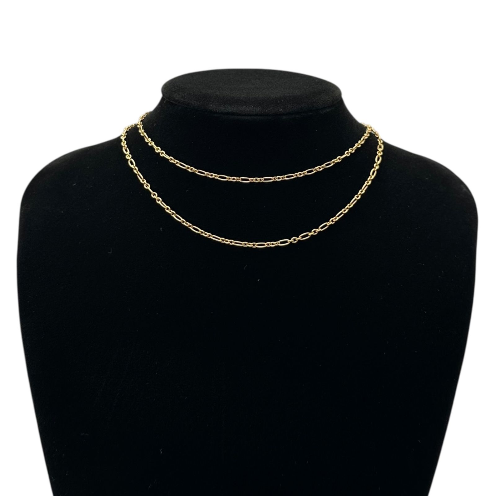 SAINT LAURENT ネックレス ゴールドカラー Saint Laurent(サンローラン) 70cm Gold-Color Chain Necklace