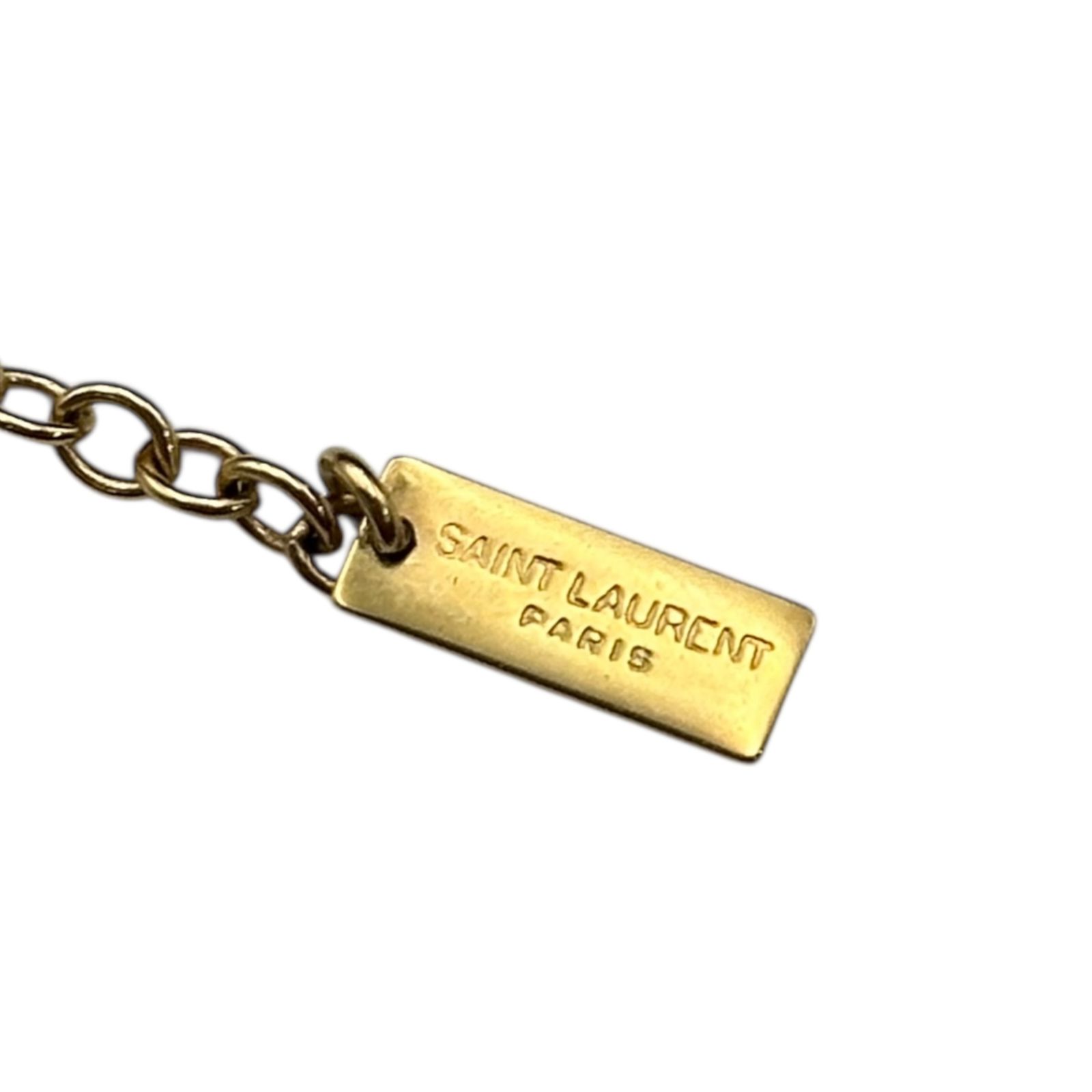SAINT LAURENT ネックレス ゴールドカラー Saint Laurent(サンローラン) 70cm Gold-Color Chain Necklace