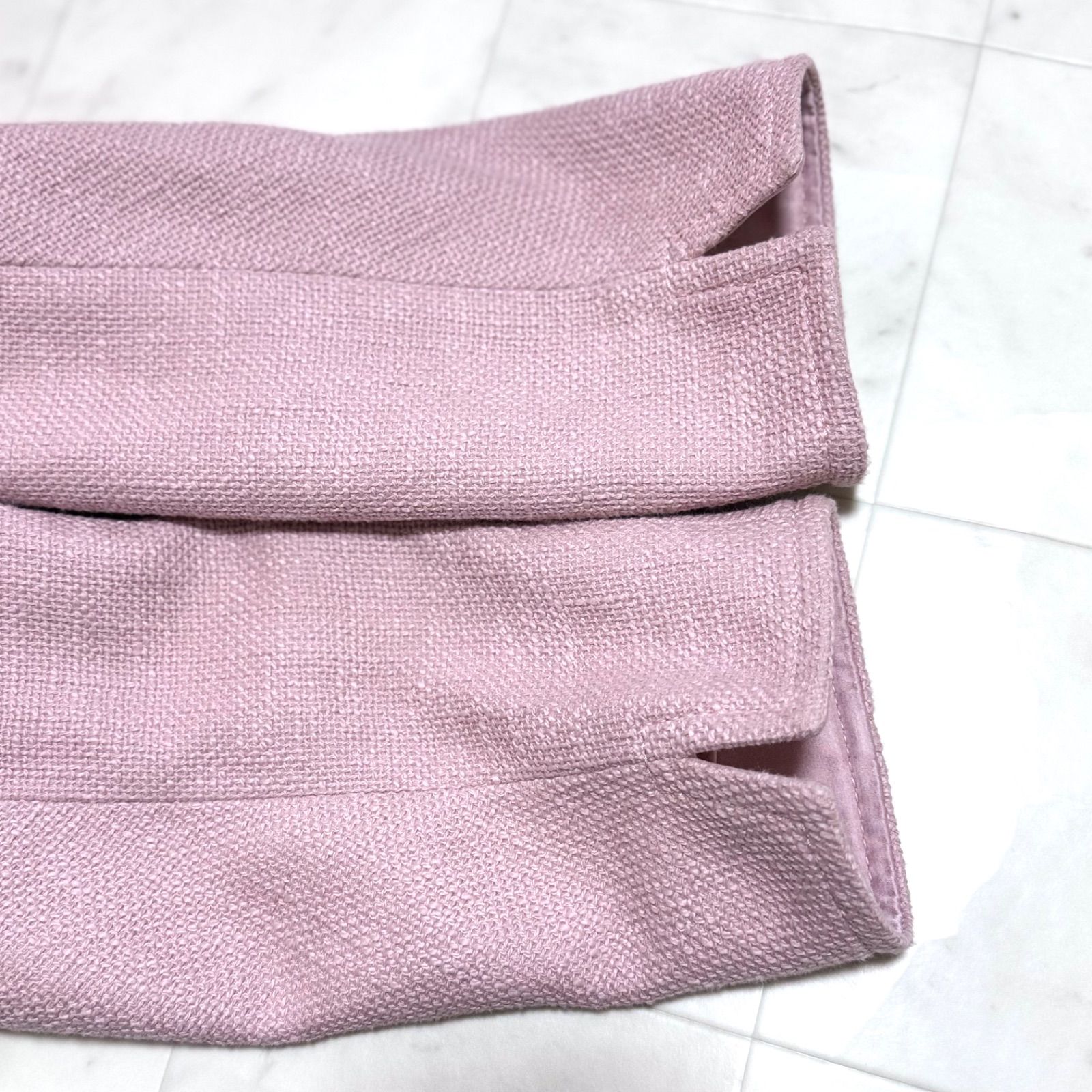 S MaxMara エス マックスマーラ ノーカラーコート ピンク 36 - メルカリ