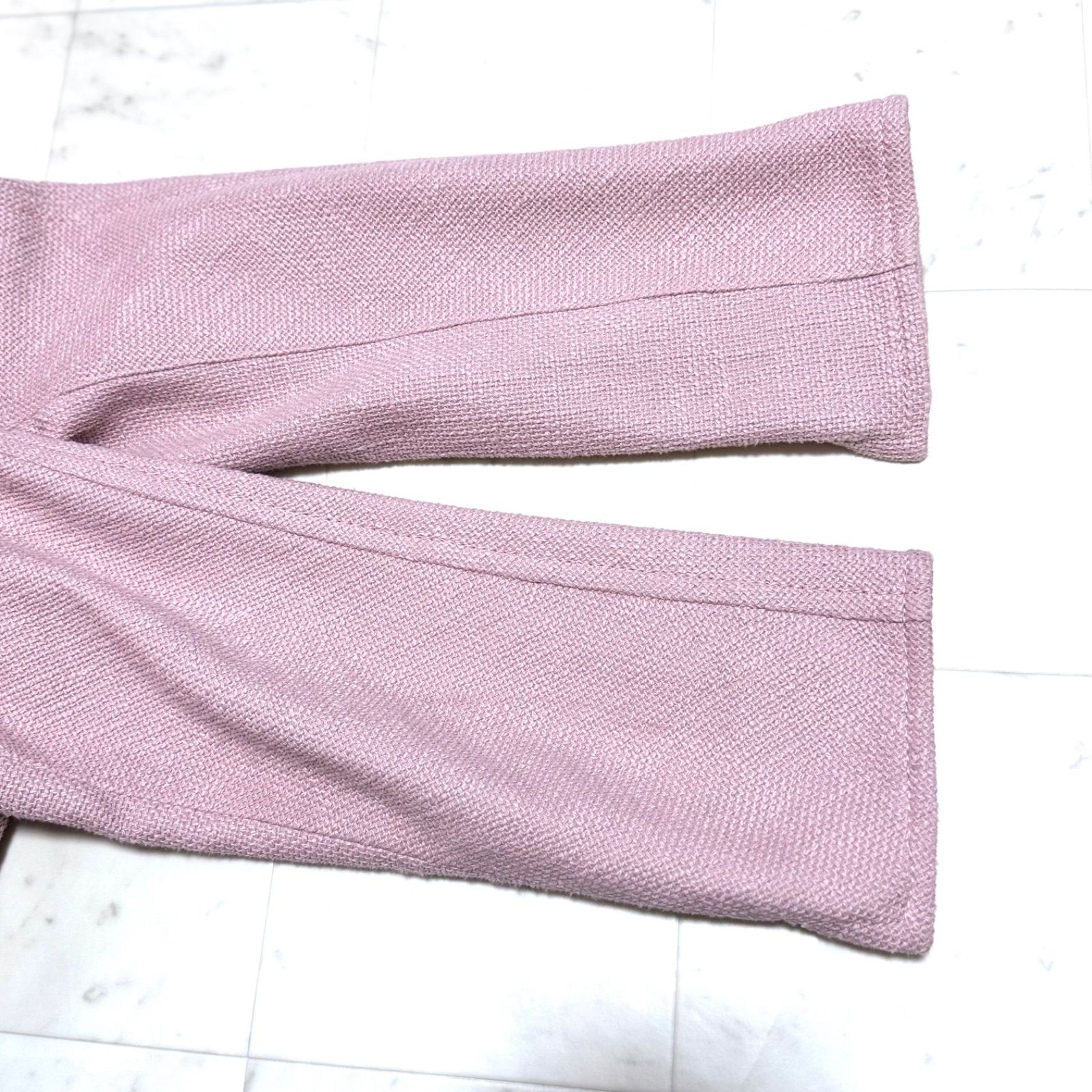 S MaxMara エス マックスマーラ ノーカラーコート ピンク 36 - メルカリ