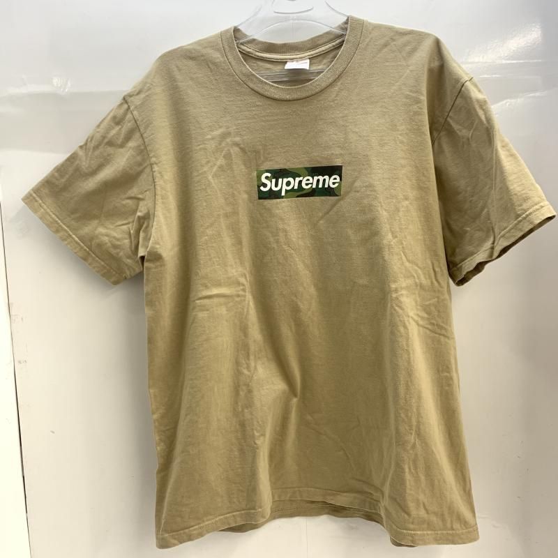 中古】Supreme box logo Tee カモフラ サイズL ブラウン[92] メンズ