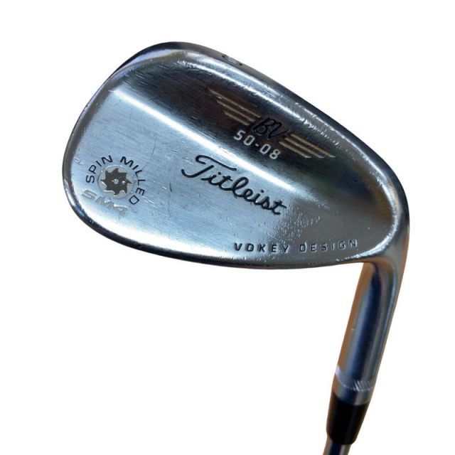 【中古】 タイトリスト VOKEY SPIN MILLED SM4 ツアークロム 50/08 ウェッジ WG NS PRO 950GH (フレックスS) メンズ 男性用 右利き 右用 Cランク ゴルフクラブ