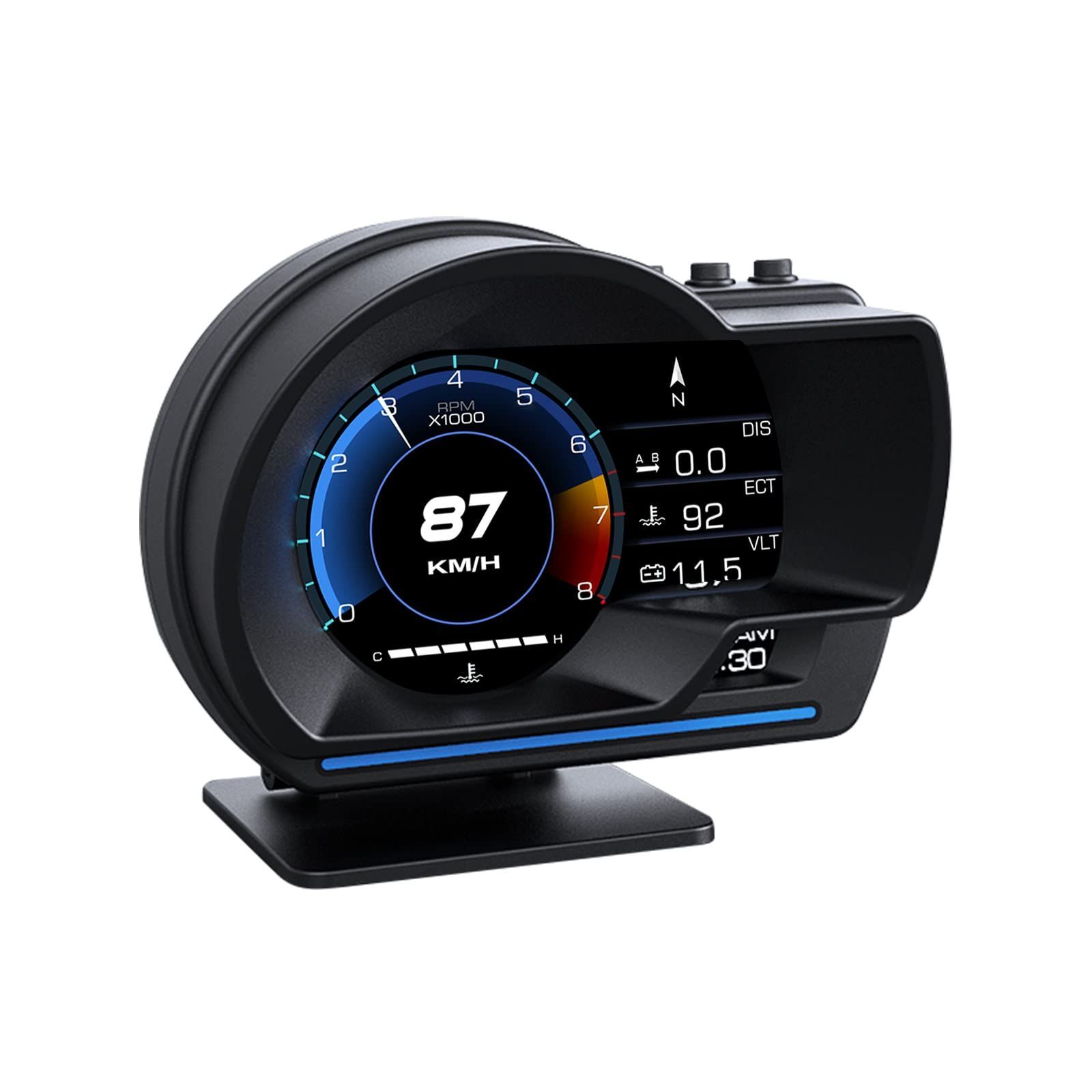 OBD + 故障診断、ECUデータの読み取り、ディスプレイの改善、警告機能 