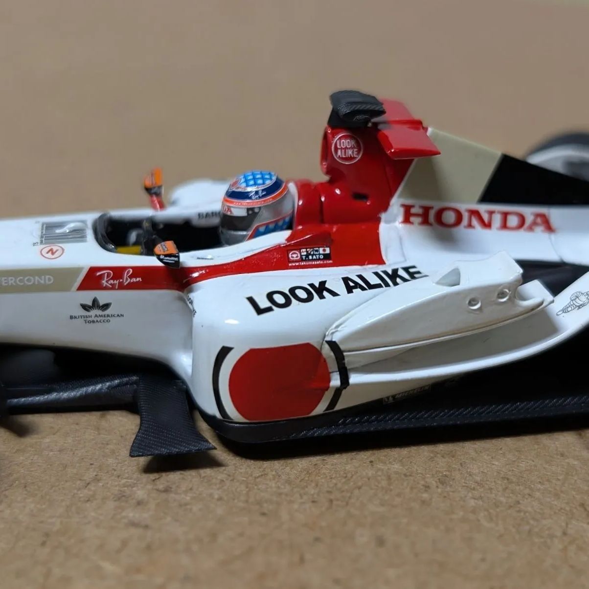 TSコレクション ミニチャンプス 1/43 BAR006 佐藤琢磨コレクション