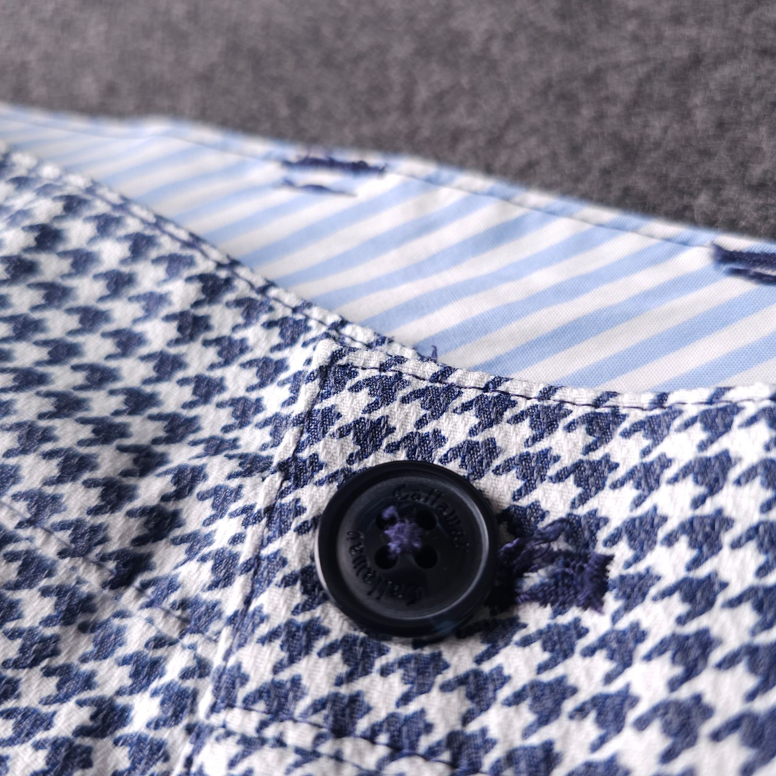 👌値下げ交渉受付中】Callaway Golf 春 千鳥格子 ゴルフ ハーフパンツ