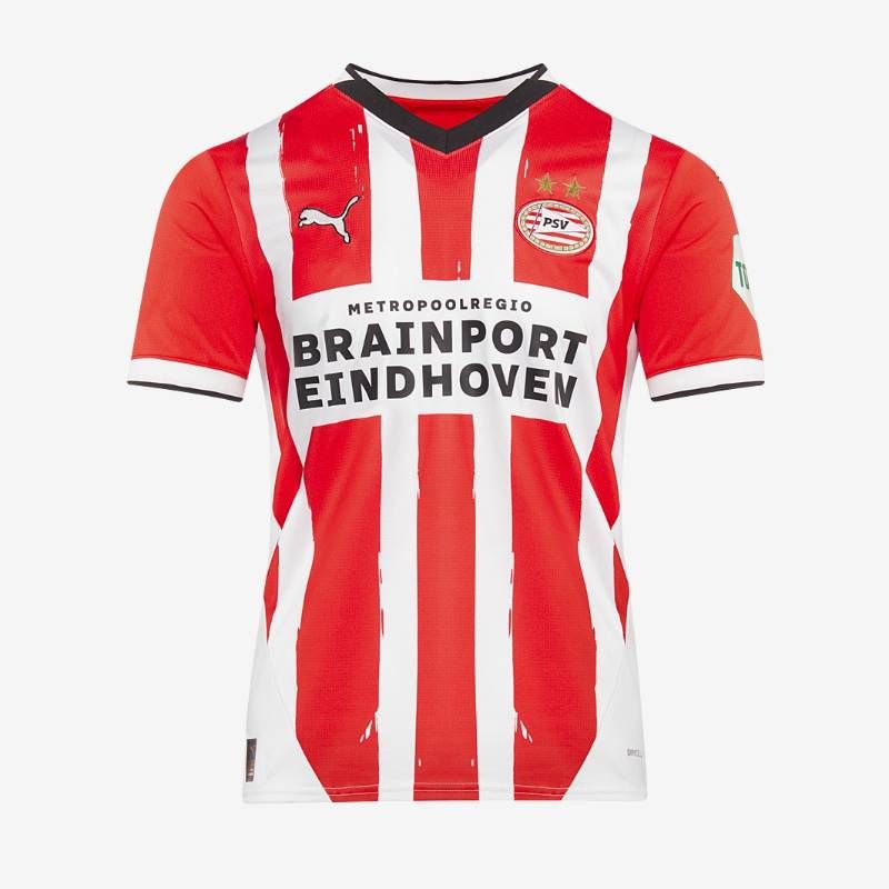 【送料無料・匿名配送】PUMA プーマ PSV 24/25 ホーム シャツ 赤 レッド 白 ホワイト 新品 正規品 日本未発売 ルーク・デ・ヨング
