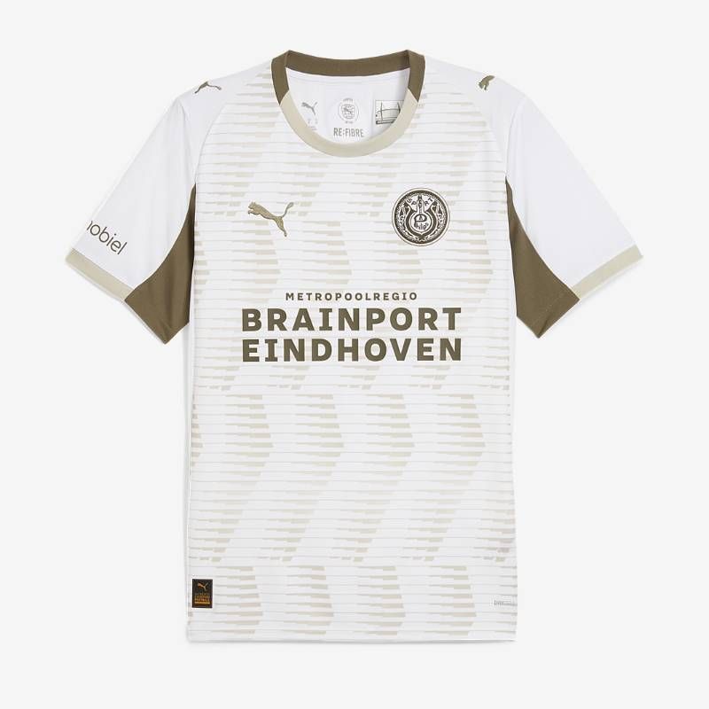 【送料無料・匿名配送】PUMA プーマ PSV 24/25 サード シャツ 白 ホワイト デザートダスト 新品 正規品 日本未発売 復刻エンブレム