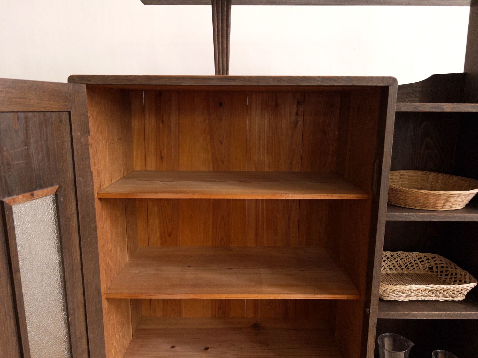 アンティーク 水屋箪笥 茶箪笥 キャビネット 昭和レトロ 大正ロマン