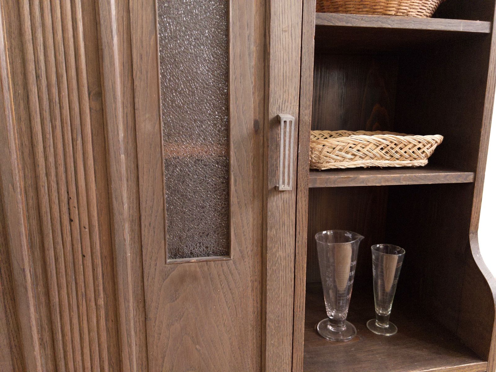 アンティーク 水屋箪笥 茶箪笥 キャビネット 昭和レトロ 大正ロマン