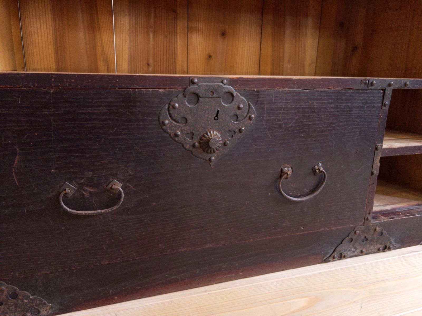 オープンラック 収納棚 M050 古道具 古家具 和家具 ビンテージ - メルカリ